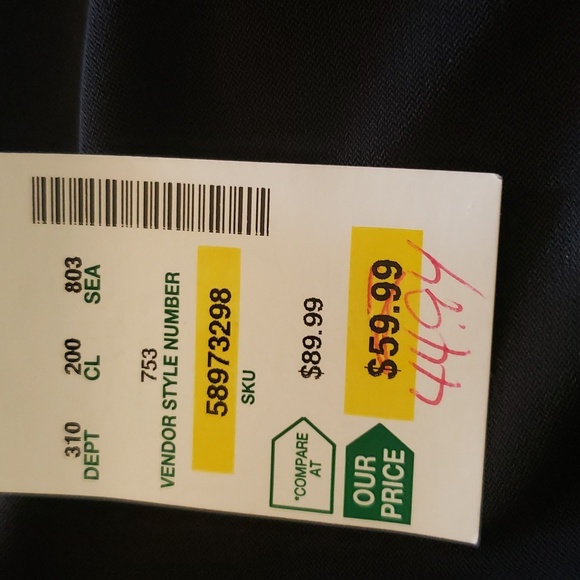 T&W Designs New Blouse Sz M  Black and White - Picture 15 of 15